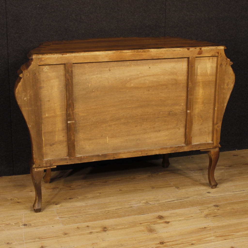 Venetian Dresser In Walnut And Maple Wood For Sale Antiques Com