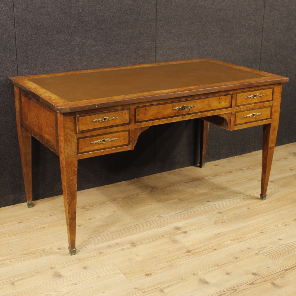 French Writing Desk In Wood In Louis Xvi Style For Sale Antiques