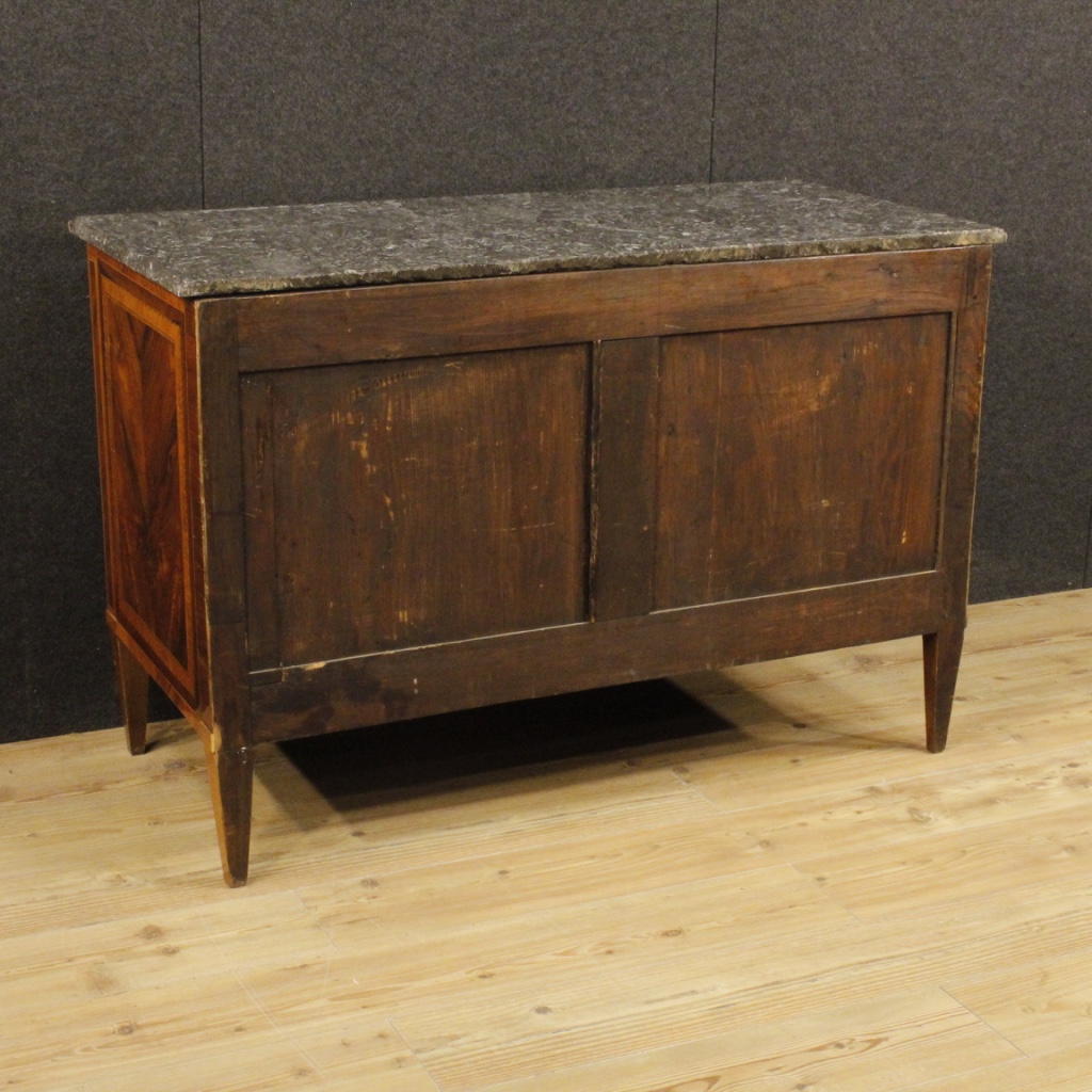 French Inlaid Dresser In Louis Xvi Style From 19th Century For