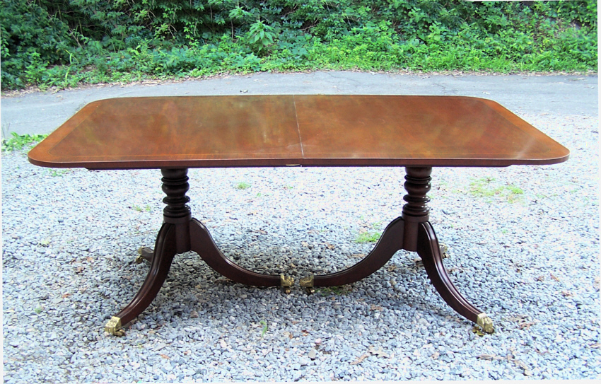 baker mahogany dining room table