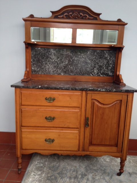 Antique Bedroom Set With Armoire Mirrored Dresser Mirrored