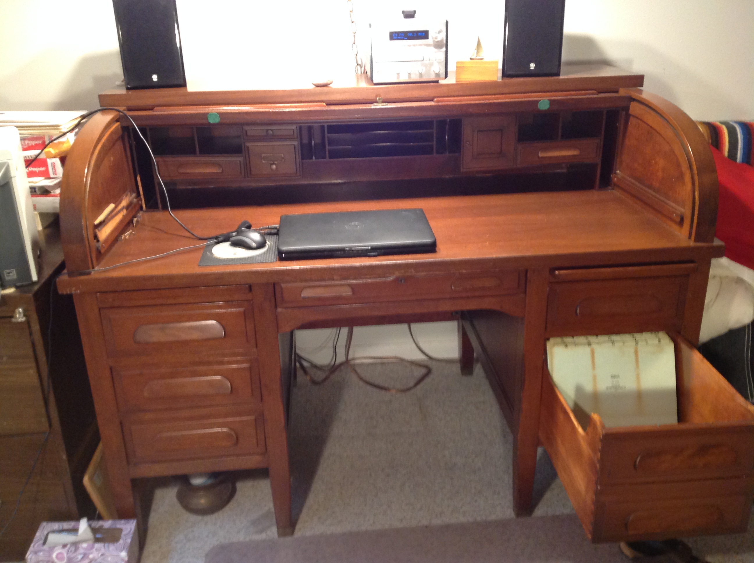 Standard Roll Top Desk For Sale Antiques Com Classifieds