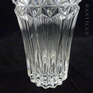 Large Heavy Crystal Vase 12751 For Sale Antiques Com