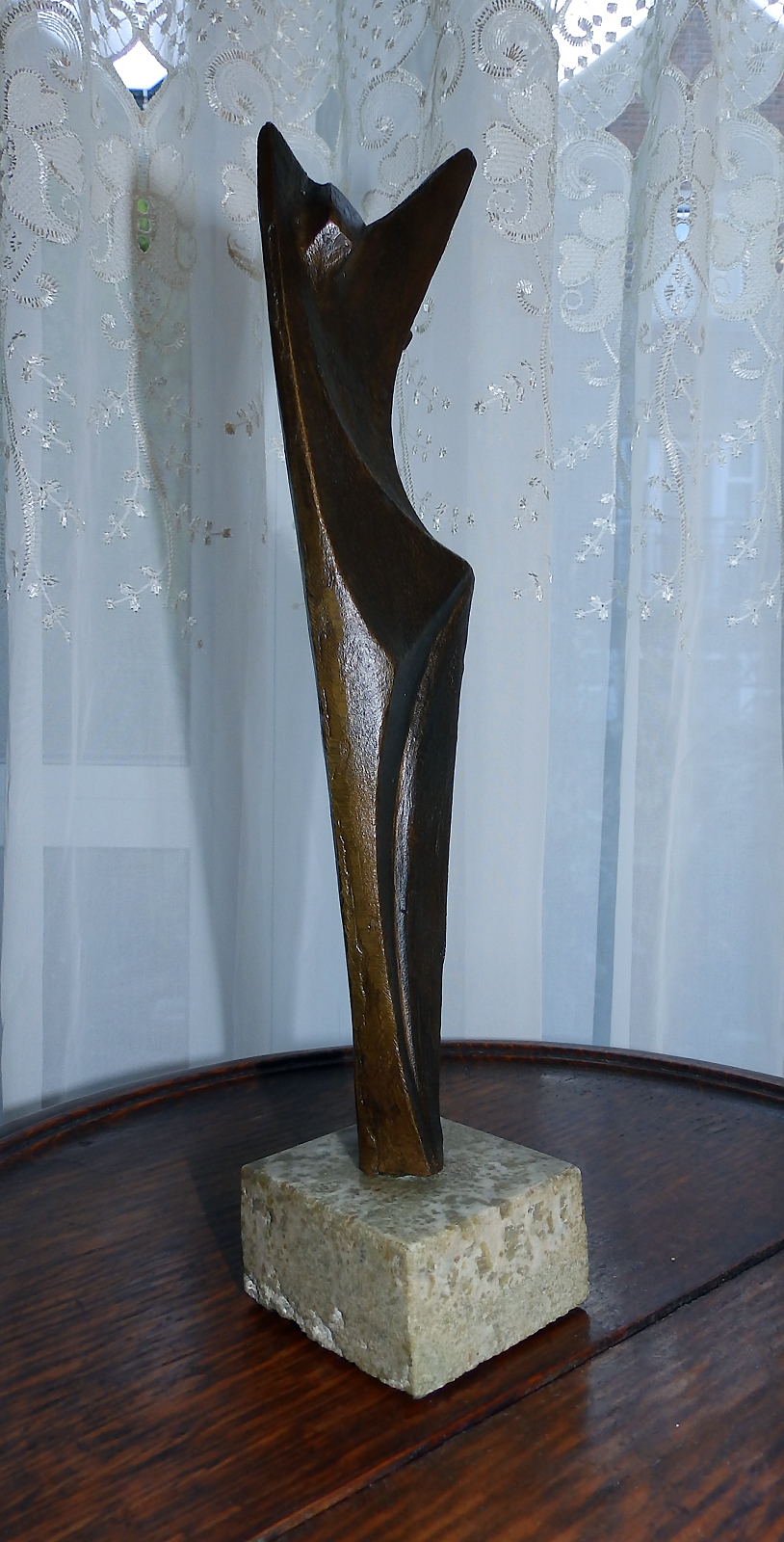 Cubist Modernist Sculpture A Good Nude Bronze Figure C Mid Century For Sale Antiques Com
