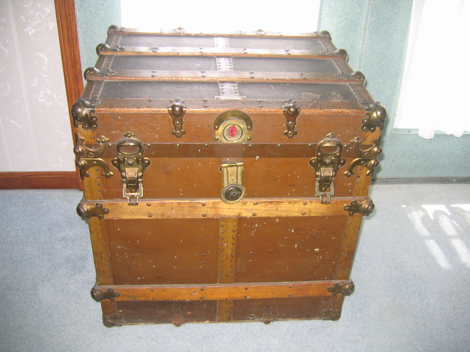 Antique Wooden Chest Travel Storage Trunk Item #305 For Sale | 0 | Classifieds