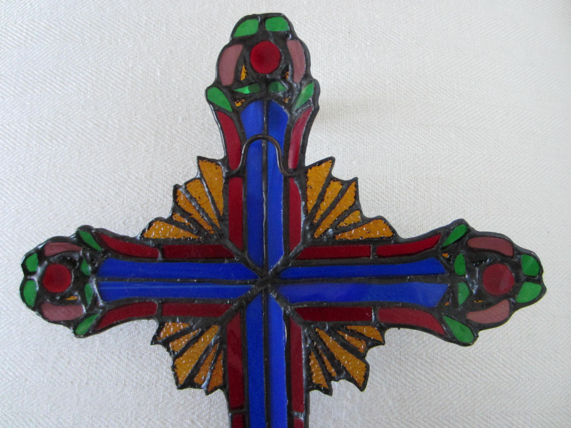 Ray Of Hope Stained Glass Cross By The Franklin Mint For Sale Classifieds