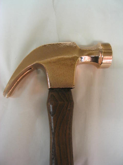 brass claw hammer