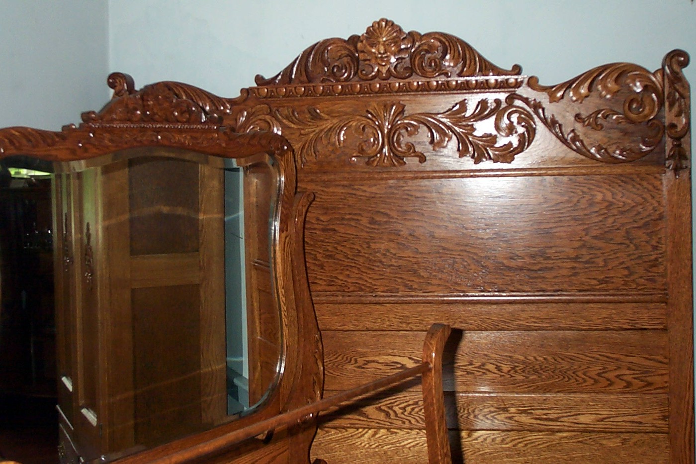 antique oak bedroom furniture for sale