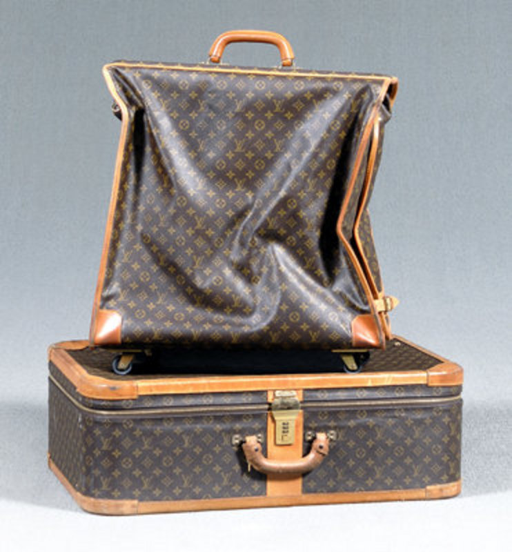 Two Louis Vuitton Luggage, Suitcase and Garment Bag For Sale | www.bagsaleusa.com | Classifieds