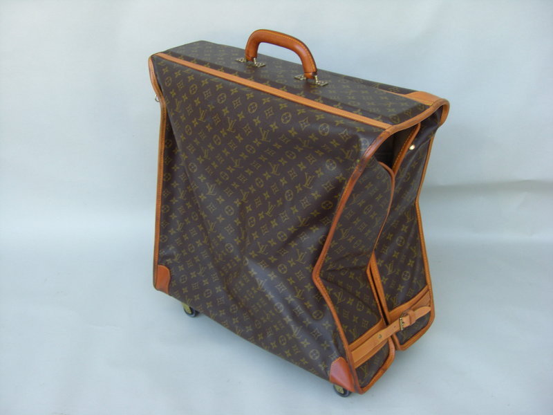 Two Louis Vuitton Luggage, Suitcase and Garment Bag For Sale | Antiques.com | Classifieds