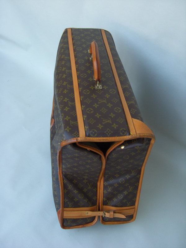 Louis Vuitton Leather Soft Case Travel Luggage For Sale