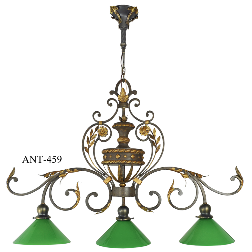 antique pool table lights for sale