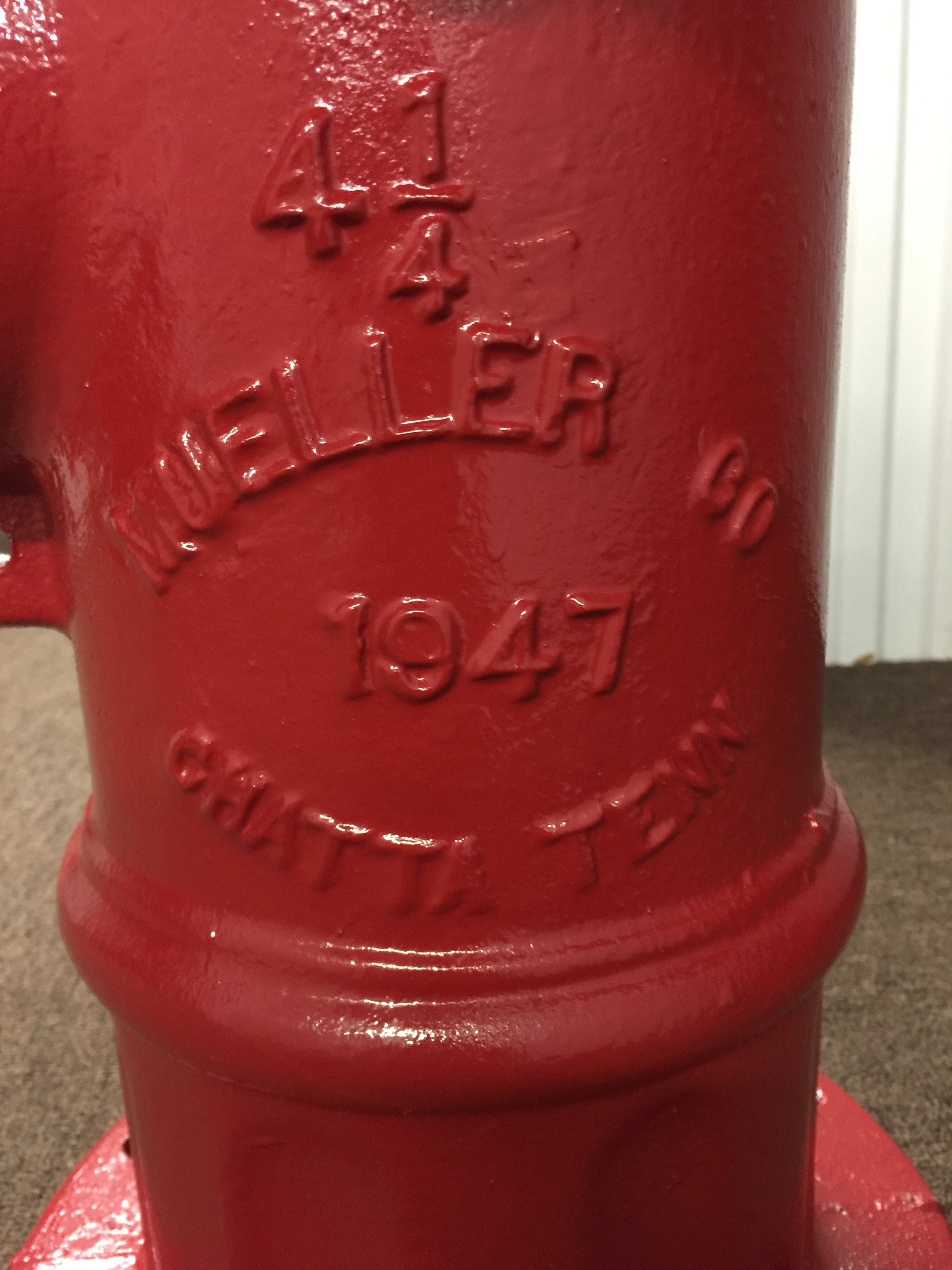 Gorgeous 1947 Chattanooga Tennessee Repurposed Fire Hydrant For Sale
