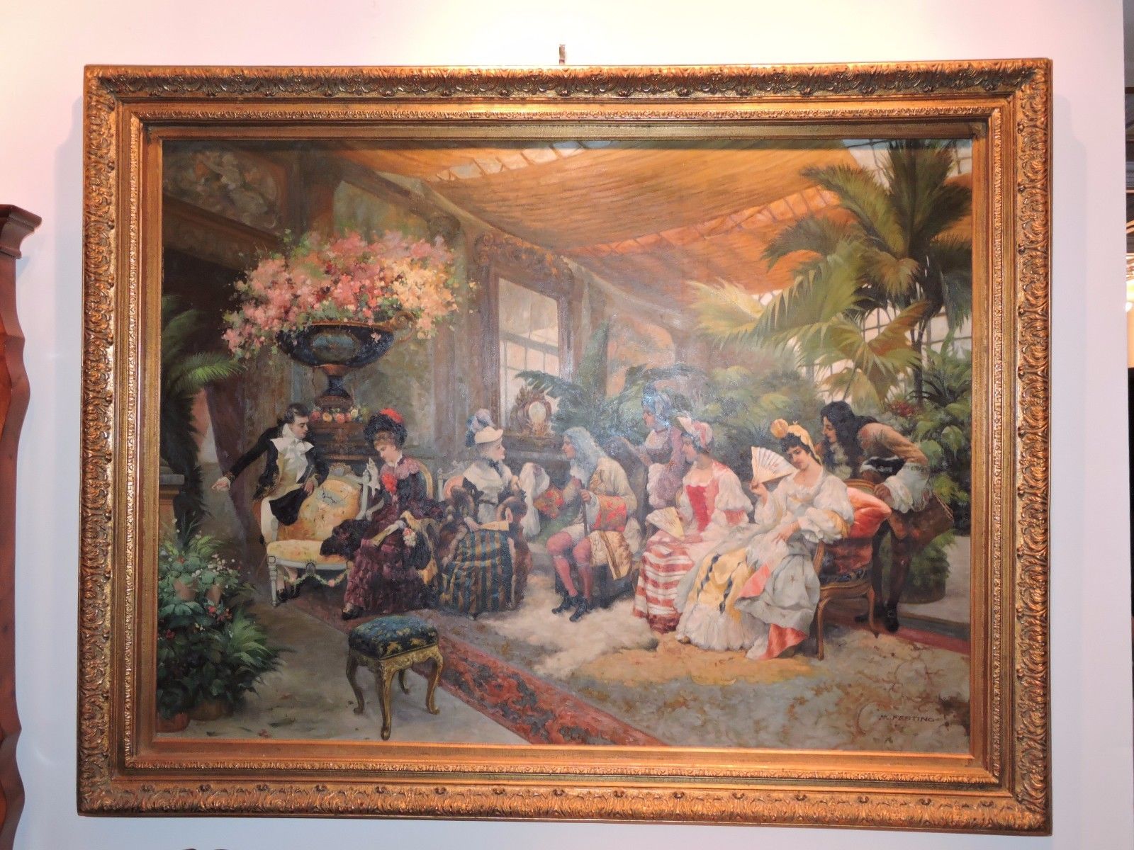 Original Oil on Canvas Painting For Sale | Antiques.com | Classifieds