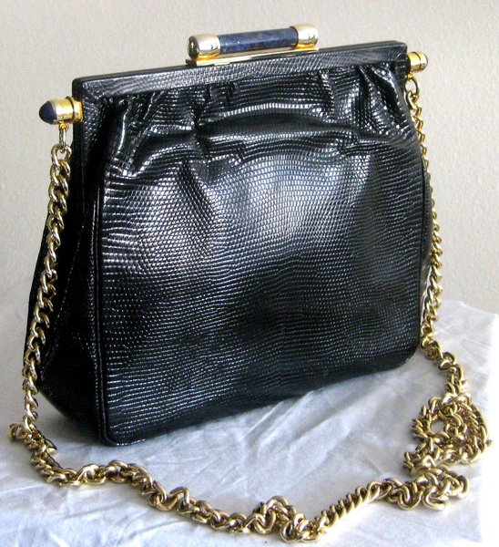 Gucci Vintage Lizard Hand Bag For Sale | 0 | Classifieds