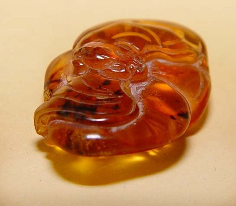 Chinese Amber Bat Pendant #4 For Sale | Antiques.com | Classifieds