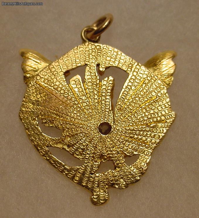 Superb Antique 18k Diamond Griffin Pendant For Sale | Antiques.com ...
