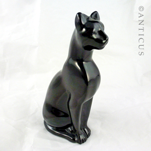 Baccarat Black Cat Figurine. (C15073) For Sale | Antiques.com | Classifieds