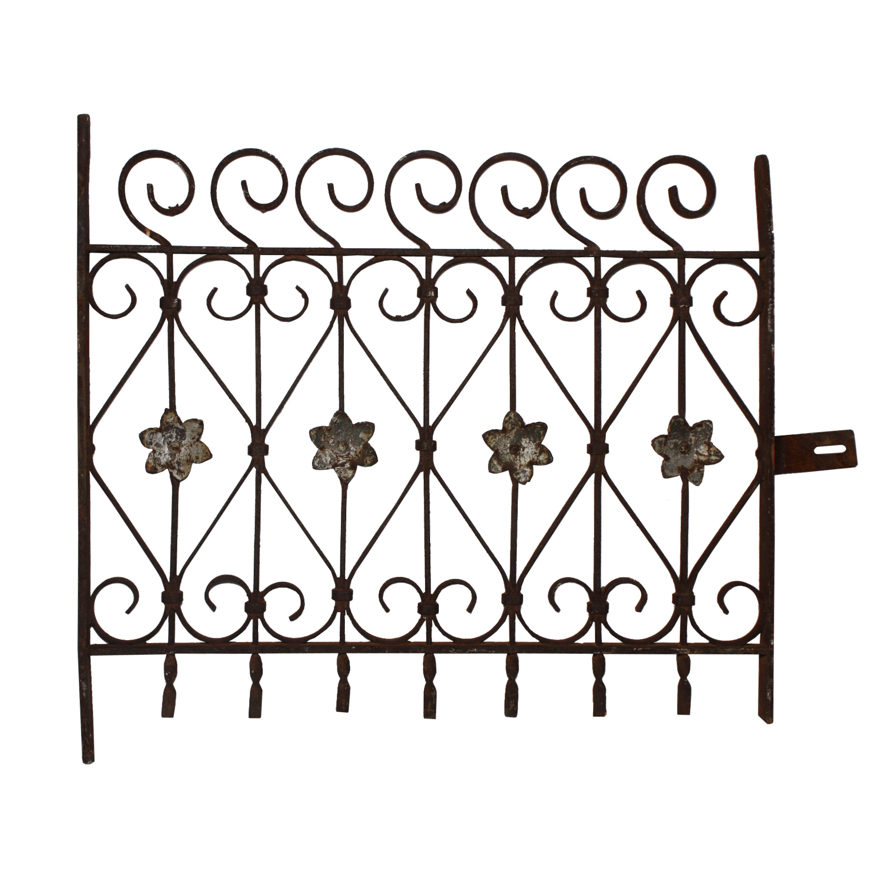Lovely Antique Wrought Iron Window Gate, c. 1890's, NWNG35-RW For Sale ...