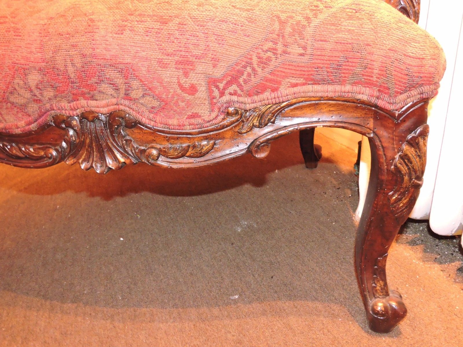 John Richards Hand-carved Wooden Chair For Sale | Antiques.com ...