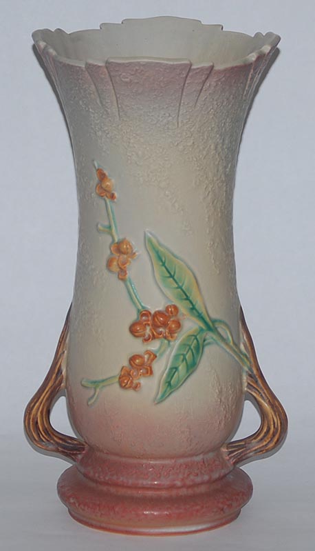 Roseville Pottery Bittersweet Gray Vase For Sale | Antiques.com ...
