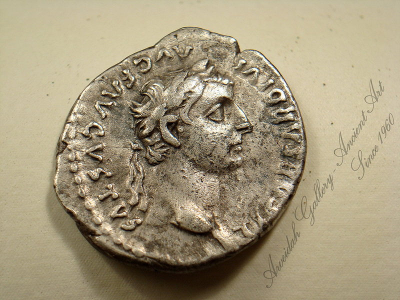 Historically important Roman silver dinar of Tiberius For Sale ...